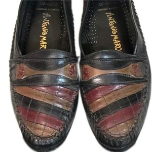 VINTAGE ANTONIO MARCO MADE IN BRAZIL GENUINE LEATHER LOAFERS